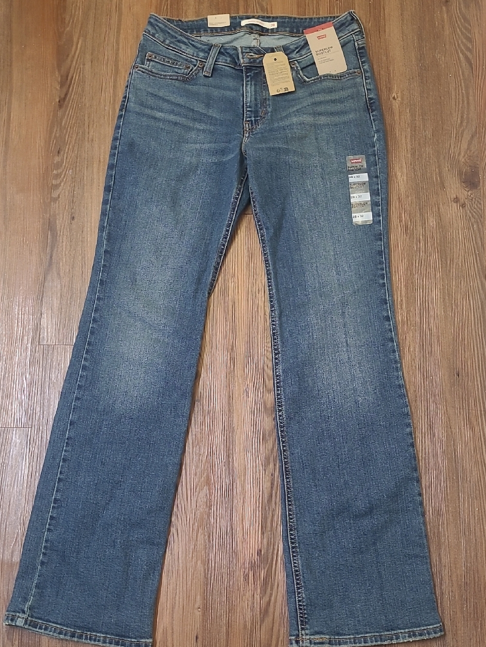 Levi's Women's Wide Leg Jeans - Medium Blue Denim